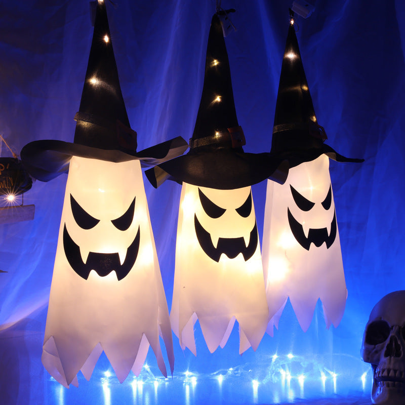 Spooky LED Halloween Ghost Light - Perfect for Parties & Outdoor Decor