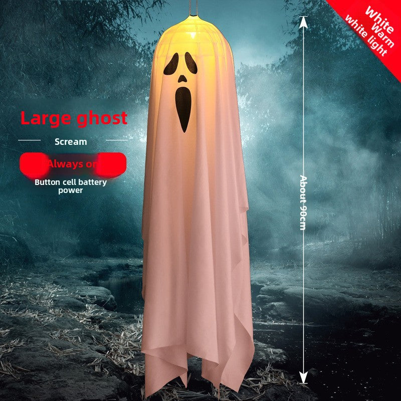 Spooky LED Halloween Ghost Light - Perfect for Parties & Outdoor Decor