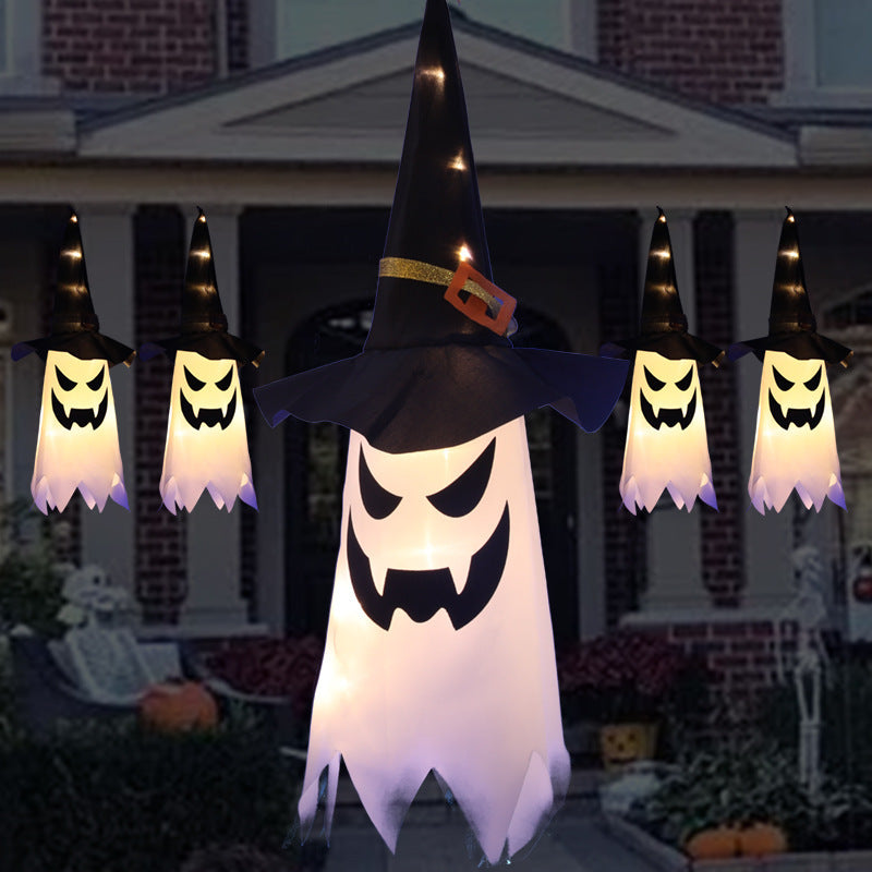 Spooky LED Halloween Ghost Light - Perfect for Parties & Outdoor Decor