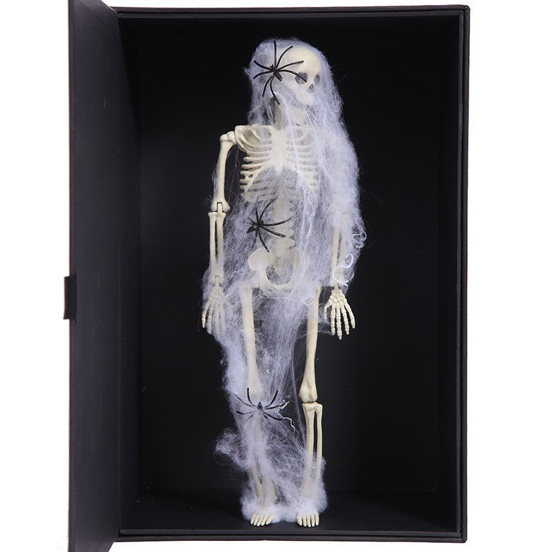 Adjustable Articulated Halloween Skeleton Decoration - Spooky Home & Party Decor