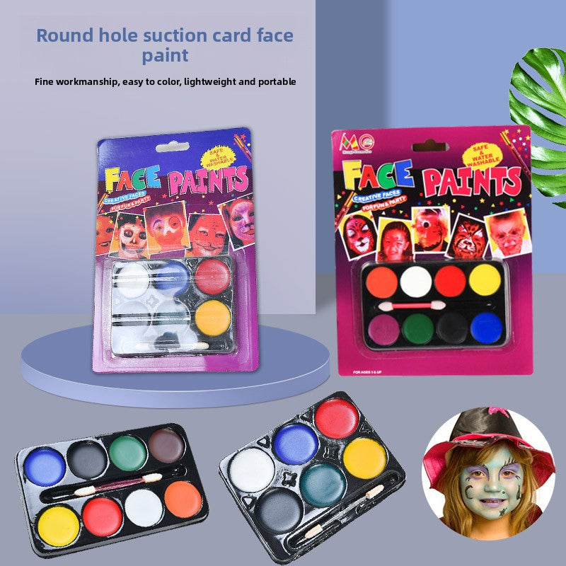 Spooky Halloween Face Paint Kit - Safe & Fun Makeup for Kids & Parties