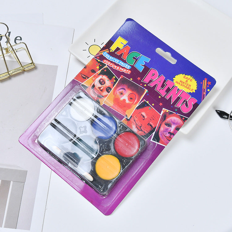 Spooky Halloween Face Paint Kit - Safe & Fun Makeup for Kids & Parties