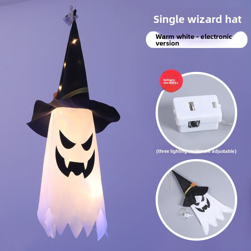 Spooky LED Halloween Ghost Light - Perfect for Parties & Outdoor Decor