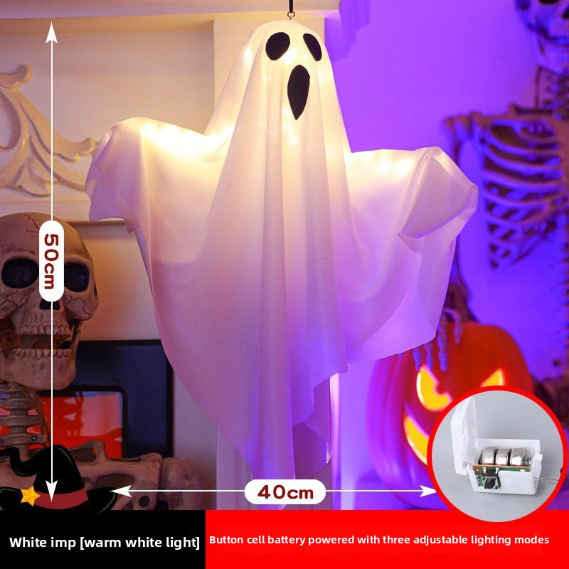 Spooky LED Halloween Ghost Light - Perfect for Parties & Outdoor Decor